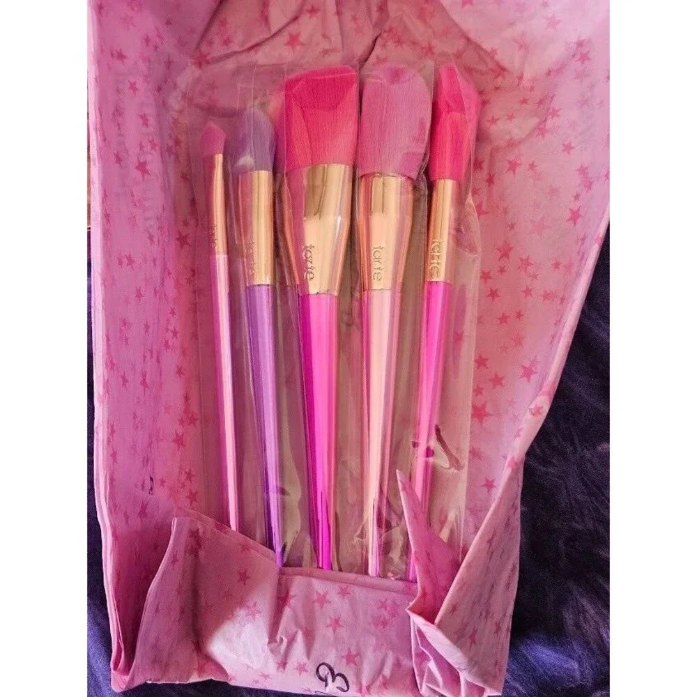 Tarte Pretty Things & Fairy Wings Makeup Brush Box Set 5 Brushes Limited Edition